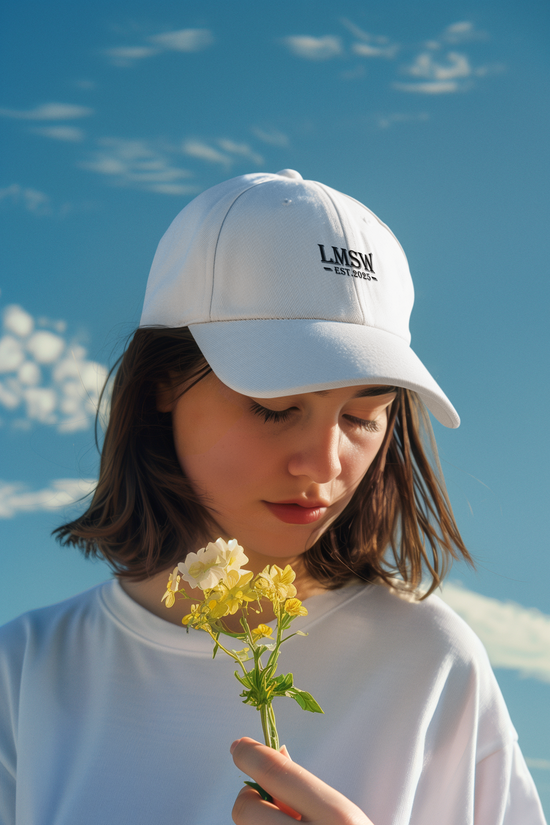 LMSW Embroidered Cap - LCSW & LMSW Exam Prep Motivational Streetwear