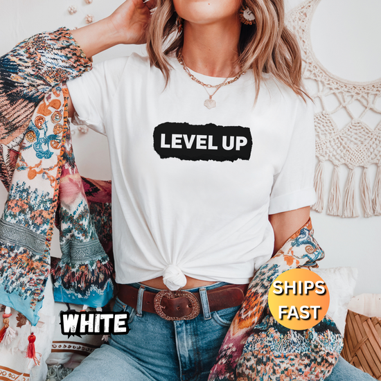 Level Up Women’s Tee – LCSW & LMSW Exam Prep Motivation