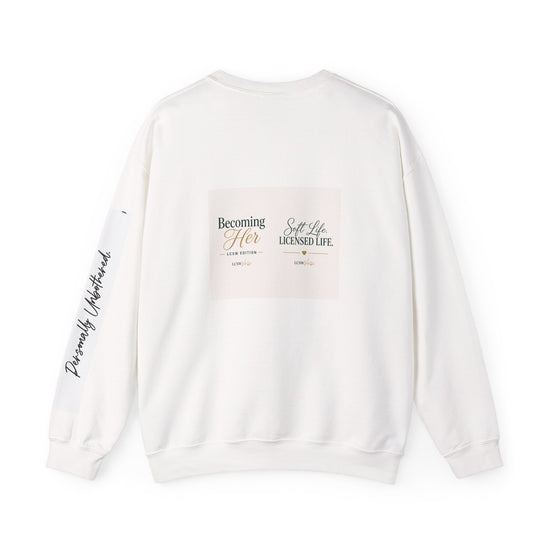Crewneck Sweatshirt — L.I.T. Photo Portrait Pullover (Motivational Lifestyle)
