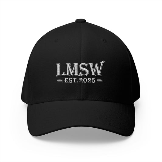 LMSW Embroidered Cap - LCSW & LMSW Exam Prep Motivational Streetwear