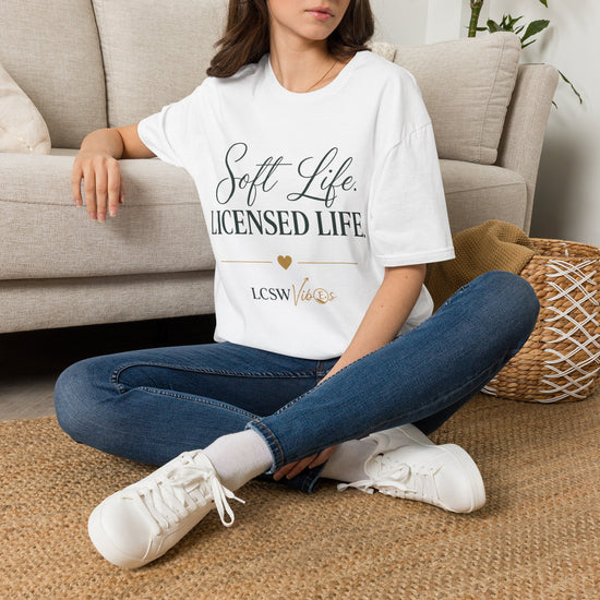 Soft Life Licensed Life T-Shirt — Relaxed Licensed Professional Tee