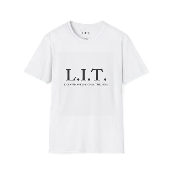 L.I.T. Tee — "Licensed. Intentional. Thriving." Motivational Graphic T-Shirt