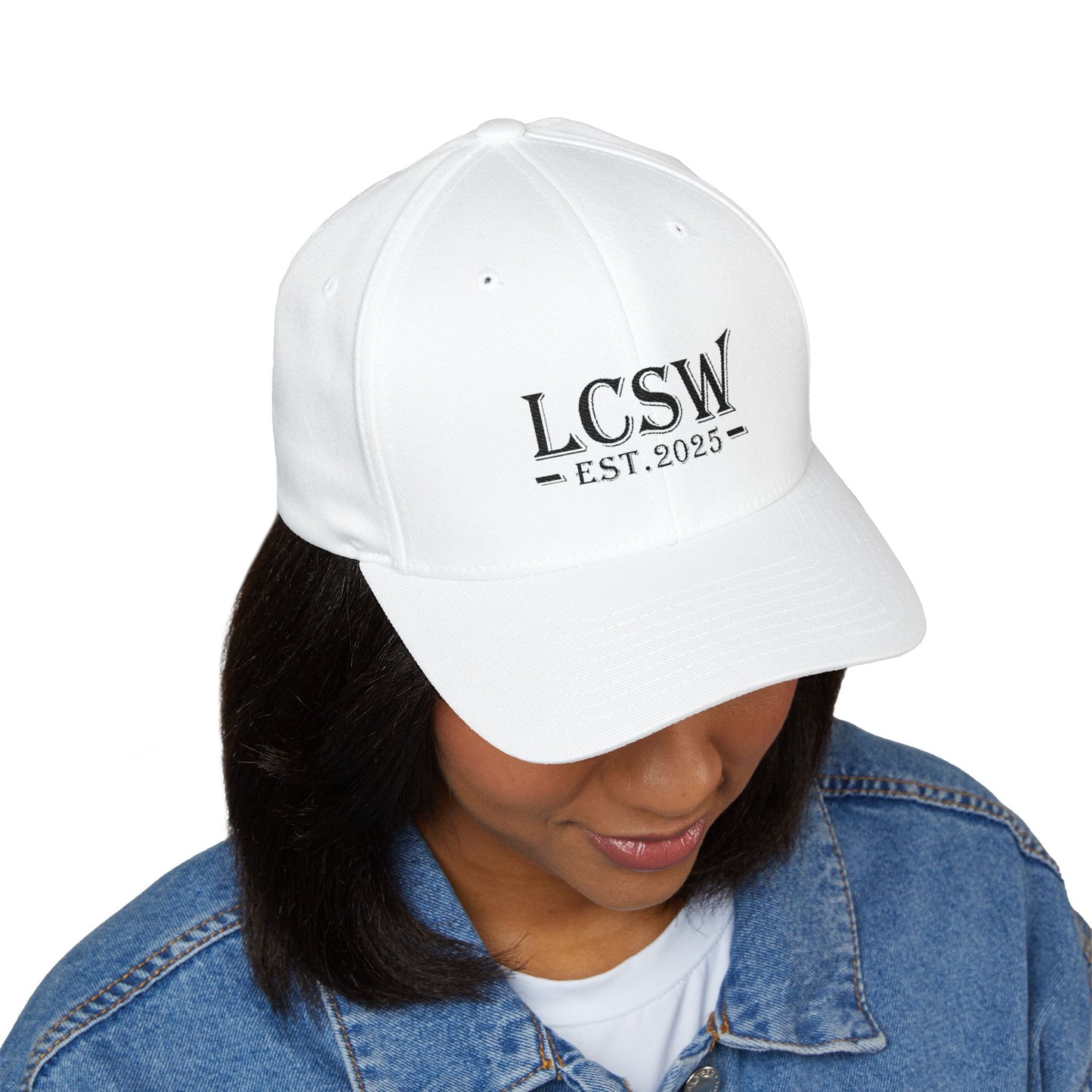 LCSW Embroidered Cap - LCSW & LMSW Exam Prep Motivational Streetwear