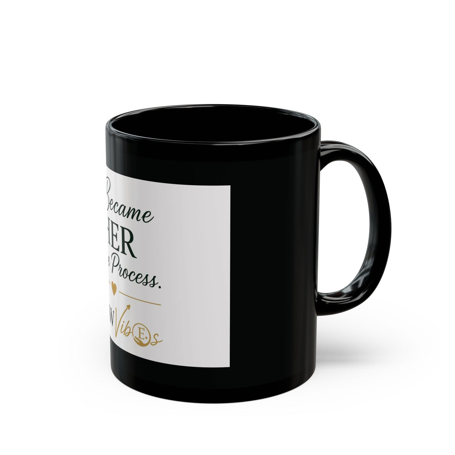Black Coffee Mug, LMSW Mug, Personalized Gift, Inspirational Drinkware, Office Mug, Stylish Kitchen Decor