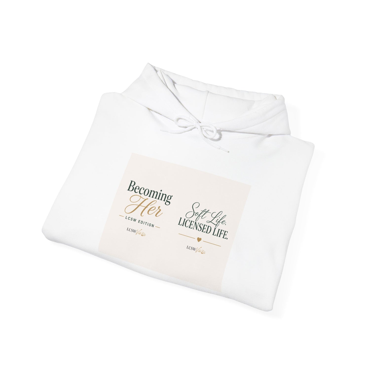 LMSW Hooded Sweatshirt - Unisex Heavy Blend™ Cozy Wear, Perfect for Casual Days, Gifts for Friends, Casual Outings