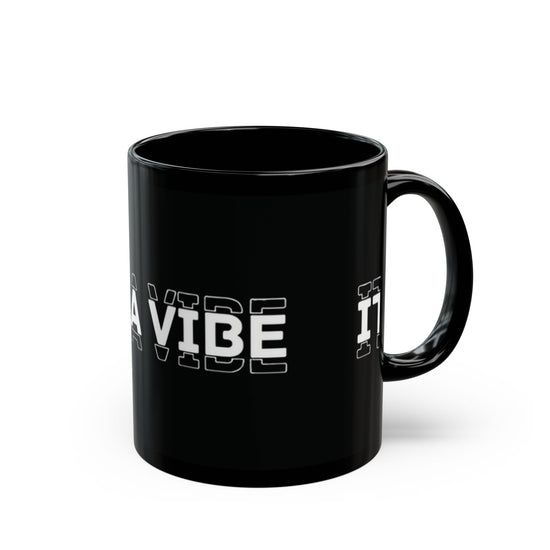 Black Coffee Mug, It&