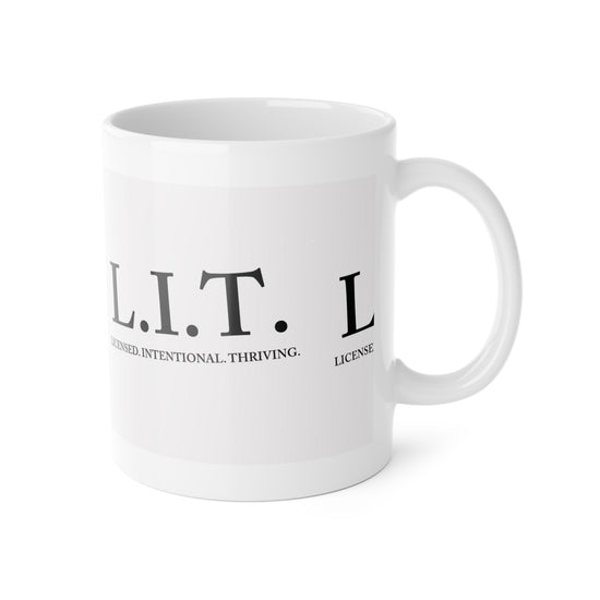 White Ceramic Coffee Mug, It&