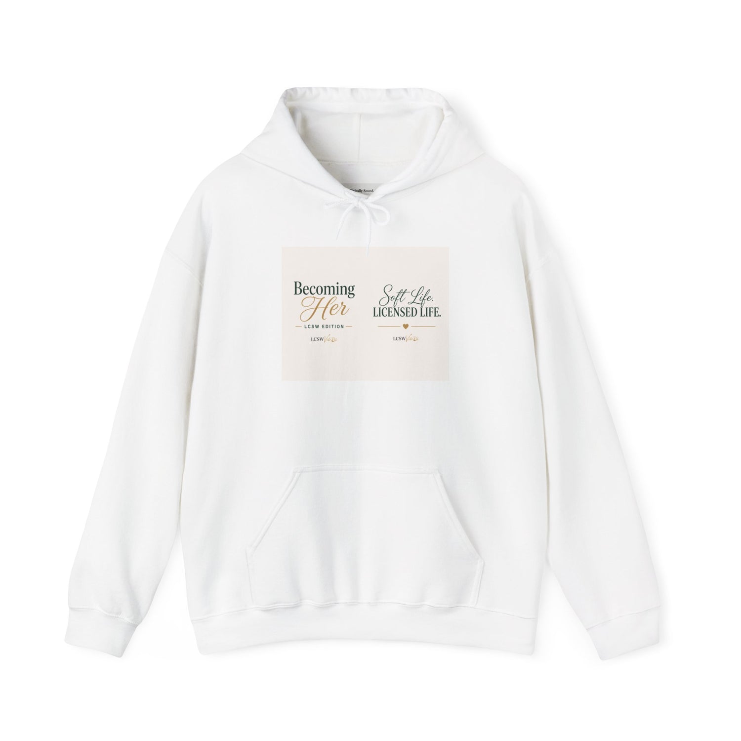 LMSW Hooded Sweatshirt - Unisex Heavy Blend™ Cozy Wear, Perfect for Casual Days, Gifts for Friends, Casual Outings