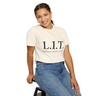 L.I.T. Graphic T-Shirt — "Licensed Intentional Thriving" Minimal Tee
