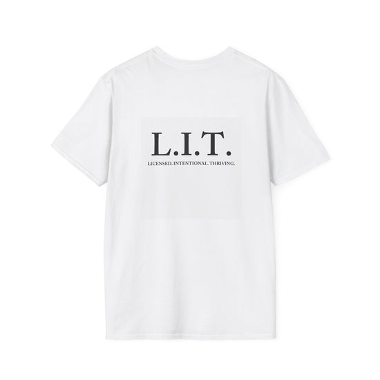 L.I.T. Tee — "Licensed. Intentional. Thriving." Motivational Graphic T-Shirt