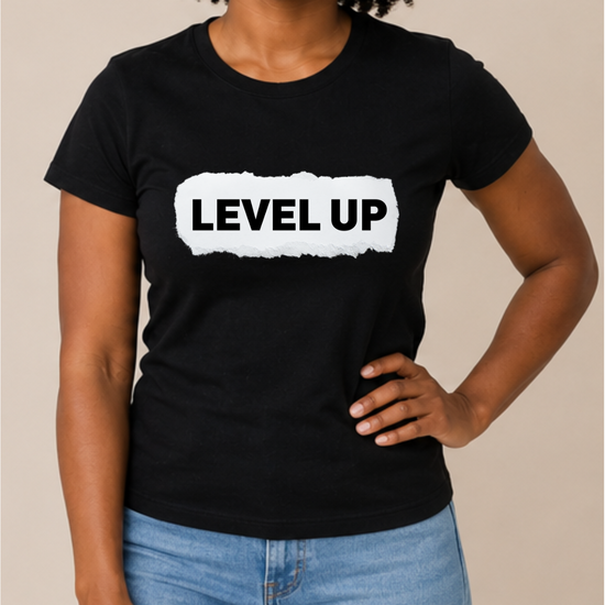 Level Up Men’s Tee – LCSW & LMSW Exam Prep Motivation